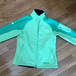 Marmot Soft Shell Green Jacket Large